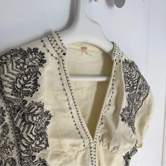 Free People Temecula Blouse / Ivory Combo size  XS - Picture 5 of 12
